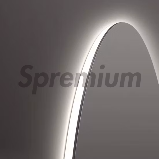 Espejo luminoso de cristal elegante de la pared de la vanidad del cuarto de baño de los muebles LED de la vanidad del rectángulo de la decoración casera al por mayor